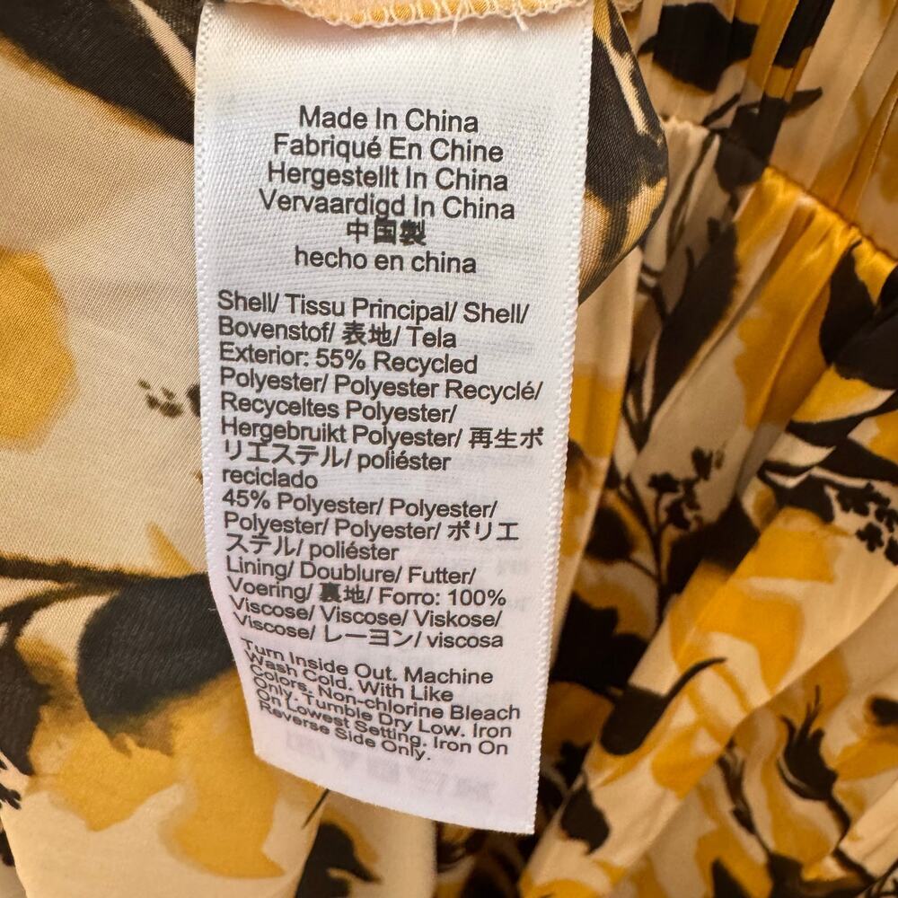 NWT J. Crew Collection Floral Ruched Maxi Dress in Luster Georgette CK990 Sz 16 - Picture 10 of 11